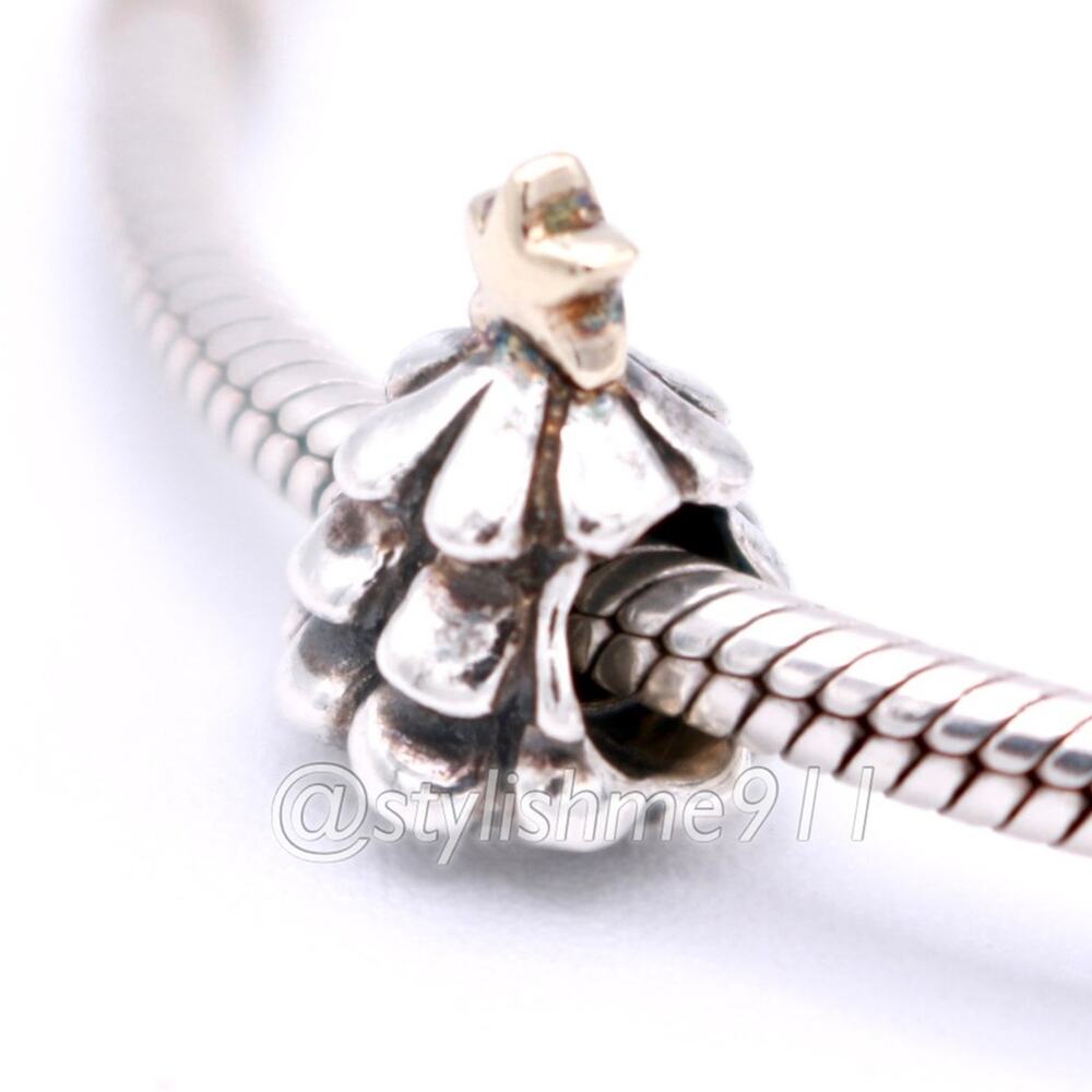 Authentic PANDORA Christmas Tree Charm 14K Gold - 790365